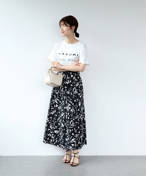 Jines(ジネス)の「【TRANOI】プリントTシャツ(Tシャツ/カットソー・レディース・ホワイト・38)」の15枚目の写真