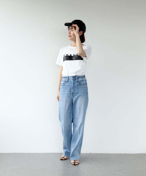 Jines(ジネス)の「【TRANOI】プリントTシャツ(Tシャツ/カットソー・レディース・ホワイト・38)」の18枚目の写真