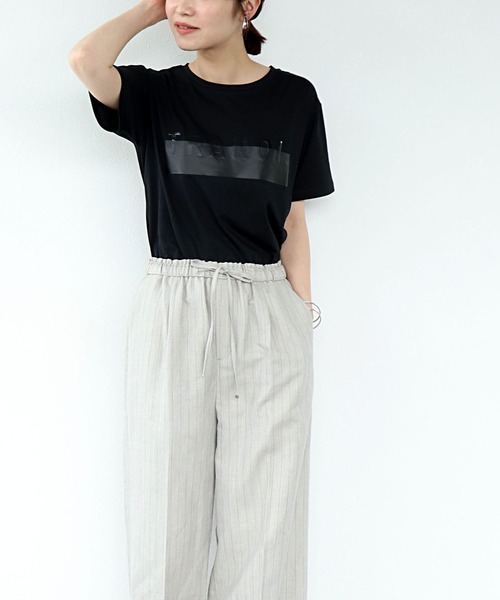 Jines(ジネス)の「【TRANOI】プリントTシャツ(Tシャツ/カットソー・レディース・ホワイト・38)」の21枚目の写真