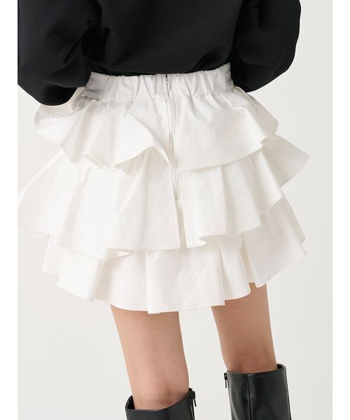 SNIDEL（スナイデル）の「フリルミニスカショーパン（その他パンツ・レディース・インディゴブルー/ブラック/ホワイト・0/1）」の10枚目の写真