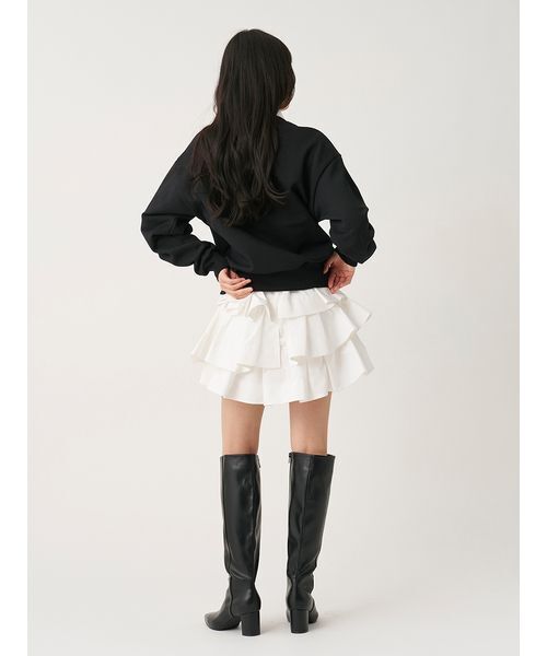SNIDEL（スナイデル）の「フリルミニスカショーパン（その他パンツ・レディース・インディゴブルー/ブラック/ホワイト・0/1）」の15枚目の写真