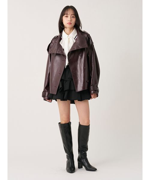 SNIDEL（スナイデル）の「フリルミニスカショーパン（その他パンツ・レディース・インディゴブルー/ブラック/ホワイト・0/1）」の17枚目の写真
