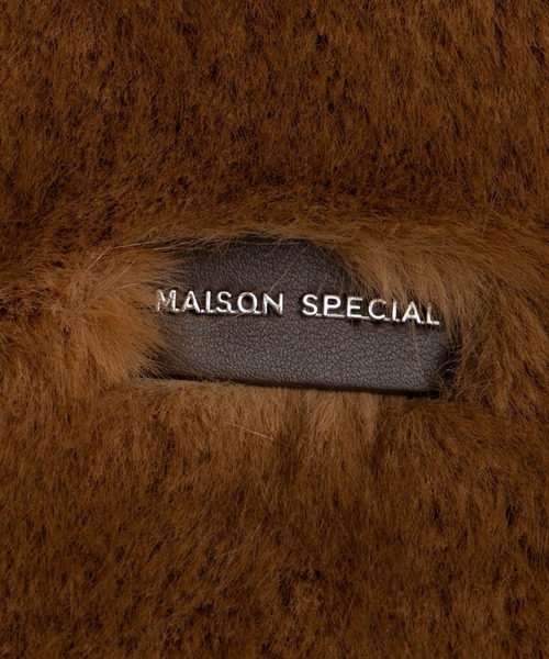 MAISON SPECIAL(メゾンスペシャル)の「【2026Autumn PRE-ORDER】Fur Like Square Tote Bag/ファーライクスクエアトートバッグ(トートバッグ・レディース・ブラウン/ブルー/レッド/マルチ・FREE)」の15枚目の写真