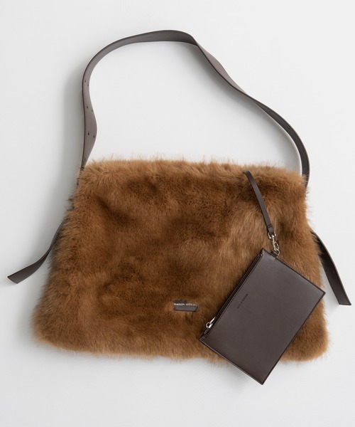 MAISON SPECIAL(メゾンスペシャル)の「【2026Autumn PRE-ORDER】Fur Like Square Tote Bag/ファーライクスクエアトートバッグ(トートバッグ・レディース・ブラウン/ブルー/レッド/マルチ・FREE)」の12枚目の写真