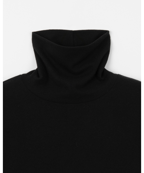 THEENDQUESTION（ジエンドクエスチョン）の「Warm turtleneck T-shirt / BLACK（Tシャツ/カットソー・レディース・その他・FREE）」の4枚目の写真