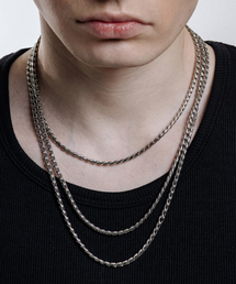 SCALETTOBLACK（スカーレットブラック）の「RAM010 Flux Silver Chain Necklace #（ネックレス）」