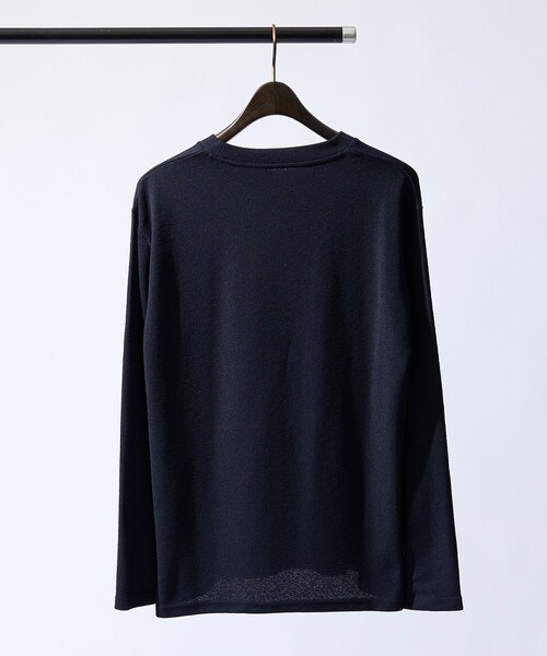 ABAHOUSE GRAY(アバハウスグレイ)の「【アンサンブル対応】ピケパイル プルオーバー(Tシャツ/カットソー・メンズ・ネイビー・46/48)」の3枚目の写真