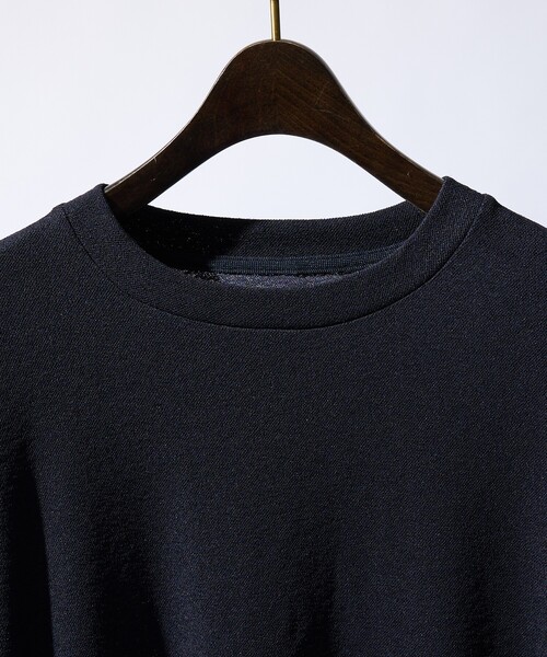 ABAHOUSE GRAY(アバハウスグレイ)の「【アンサンブル対応】ピケパイル プルオーバー(Tシャツ/カットソー・メンズ・ネイビー・46/48)」の4枚目の写真
