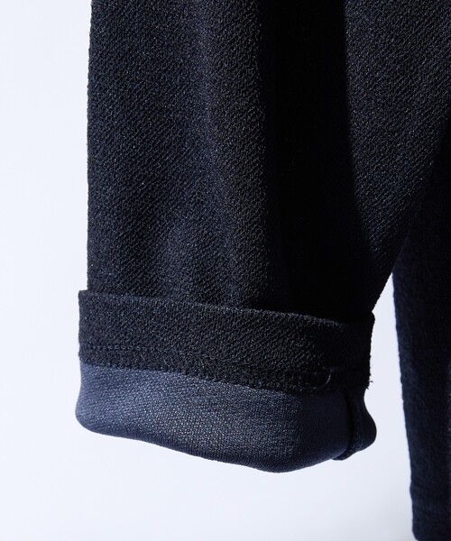 ABAHOUSE GRAY(アバハウスグレイ)の「【アンサンブル対応】ピケパイル プルオーバー(Tシャツ/カットソー・メンズ・ネイビー・46/48)」の6枚目の写真