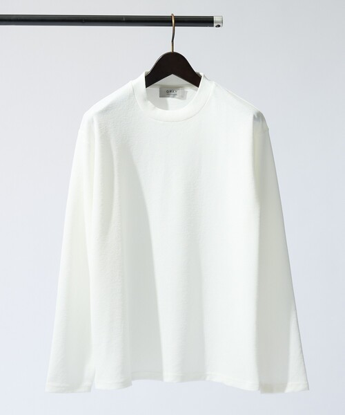 ABAHOUSE GRAY(アバハウスグレイ)の「【アンサンブル対応】ピケパイル プルオーバー(Tシャツ/カットソー・メンズ・ネイビー/ブラウン/ホワイト/チャコールグレー・46/48)」の20枚目の写真