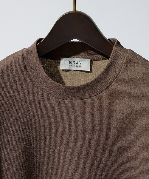 ABAHOUSE GRAY(アバハウスグレイ)の「【アンサンブル対応】ピケパイル プルオーバー(Tシャツ/カットソー・メンズ・ネイビー/ブラウン/ホワイト/チャコールグレー・46/48)」の22枚目の写真