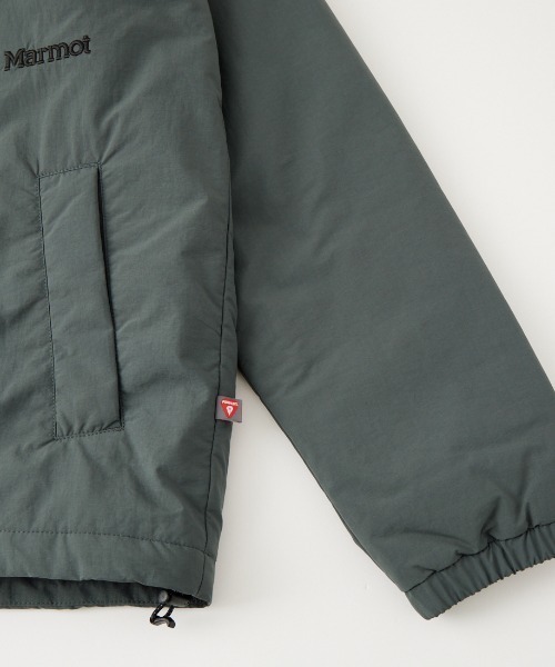 MARMOT（マーモット）の「【WEB先行予約】[Marmot/マーモット] 別注 プリマロフト 中綿入りコーチジャケット（その他アウター・レディース・チャコール/ブラック/カーキ・S/M/L/XL）」の9枚目の写真
