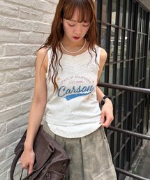 ロゴレースキャミソール