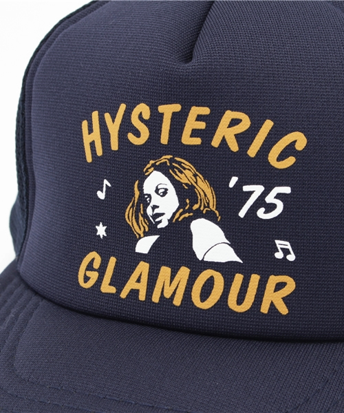 JOEY HYSTERIC(ジョーイヒステリック)の「HYSTERIC '75 pt メッシュキャップ(キャップ・キッズ・ブラック/ネイビー・MEDIUM/LARGE)」の7枚目の写真