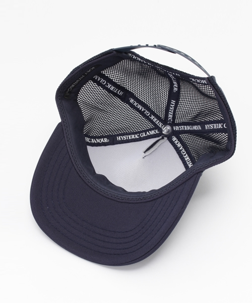 JOEY HYSTERIC(ジョーイヒステリック)の「HYSTERIC '75 pt メッシュキャップ(キャップ・キッズ・ブラック/ネイビー・MEDIUM/LARGE)」の10枚目の写真