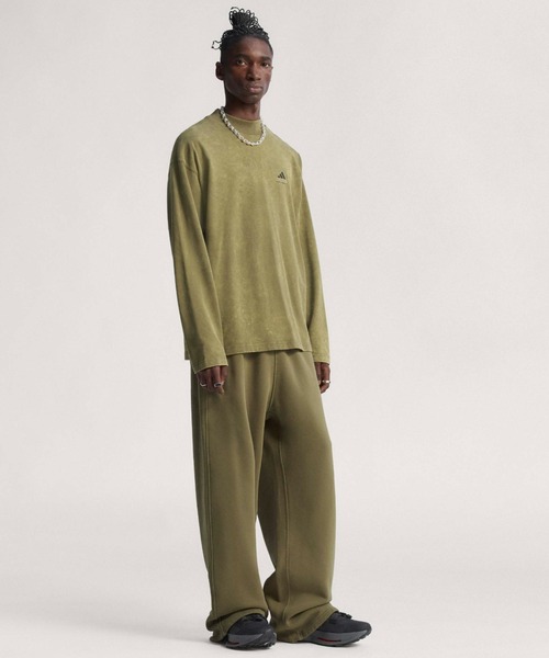 adidas(アディダス)の「adidas EQT グラフィック長袖Tシャツ / ロンT / アディダスオリジナルス adidas Originals(Tシャツ/カットソー・メンズ・カーキ・X-LARGE/SMALL/X-SMALL/MEDIUM/LARGE/XX-LARGE)」の4枚目の写真