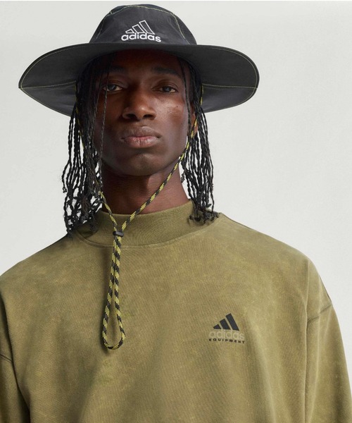 adidas(アディダス)の「adidas EQT グラフィック長袖Tシャツ / ロンT / アディダスオリジナルス adidas Originals(Tシャツ/カットソー・メンズ・カーキ・X-LARGE/SMALL/X-SMALL/MEDIUM/LARGE/XX-LARGE)」の8枚目の写真