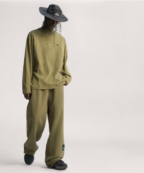 adidas(アディダス)の「adidas EQT グラフィック長袖Tシャツ / ロンT / アディダスオリジナルス adidas Originals(Tシャツ/カットソー・メンズ・カーキ・X-LARGE/SMALL/X-SMALL/MEDIUM/LARGE/XX-LARGE)」の5枚目の写真