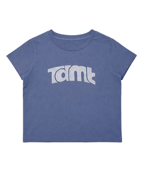 TTUDEMENT(トュードメント)の「TT LOGO SHORT-SLEEVE T-SHIRT_PIGMENT BLUE(Tシャツ/カットソー・レディース・その他・FREE)」の2枚目の写真