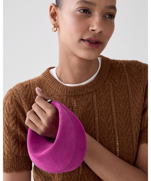 kate spade new york(ケイトスペード ニューヨーク)の「ケーエスデュオ スエード ミニ ショルダー バッグ(ショルダーバッグ・レディース・レッド・ONESIZE)」の3枚目の写真
