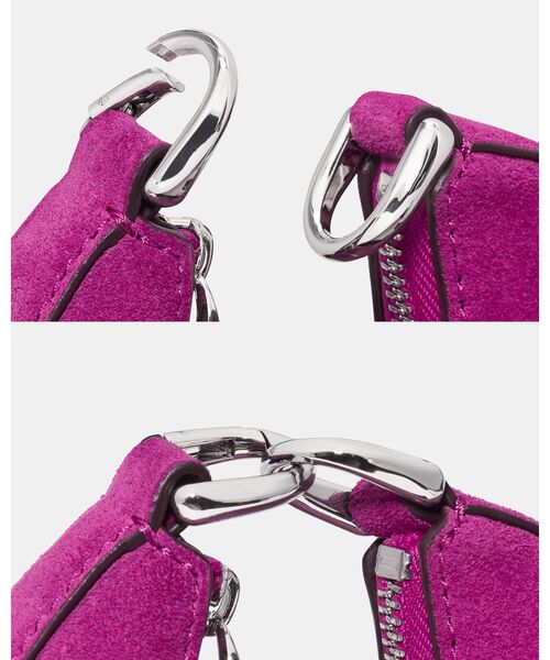 kate spade new york(ケイトスペード ニューヨーク)の「ケーエスデュオ スエード ミニ ショルダー バッグ(ショルダーバッグ・レディース・レッド・ONESIZE)」の8枚目の写真