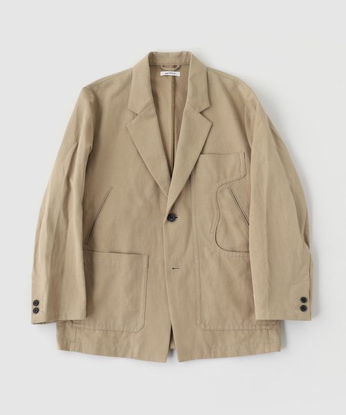 MATSUFUJI(マツフジ)の「MATSUFUJI / マツフジ CL2B WORK JACKET(テーラードジャケット・メンズ・ベージュ・2)」の1枚目の写真