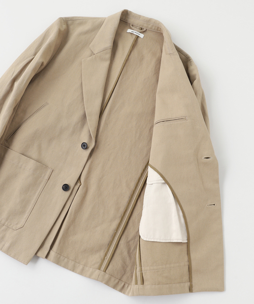 MATSUFUJI(マツフジ)の「MATSUFUJI / マツフジ CL2B WORK JACKET(テーラードジャケット・メンズ・ベージュ・2)」の4枚目の写真