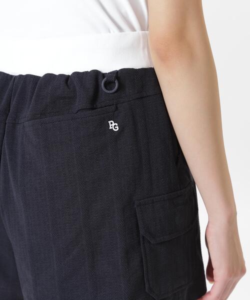 PEARLY GATES(パーリーゲイツ)の「ストレッチサッカージャガードショートパンツ(その他パンツ・レディース・ネイビー・SMALL/LARGE/MEDIUM)」の9枚目の写真