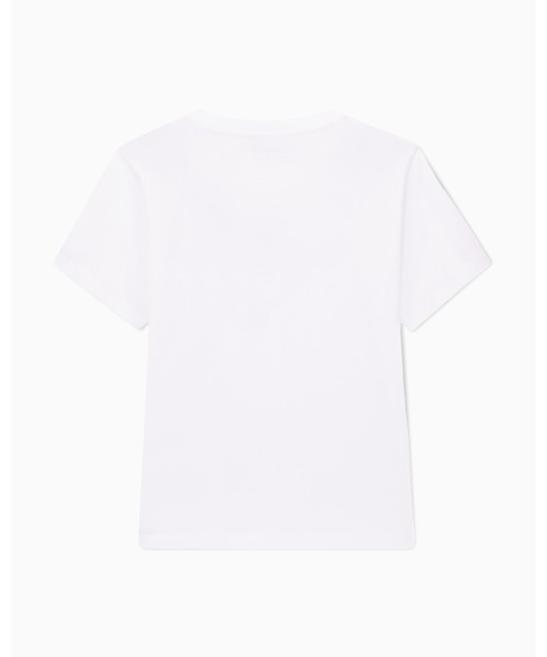 EMPORIO ARMANI(エンポリオアルマーニ)の「【エンポリオ アルマーニ】エンボスディテール Tシャツ ピマコットンジャージー(Tシャツ/カットソー・レディース・ホワイト・SMALL/MEDIUM/LARGE/X-SMALL/X-LARGE)」の7枚目の写真