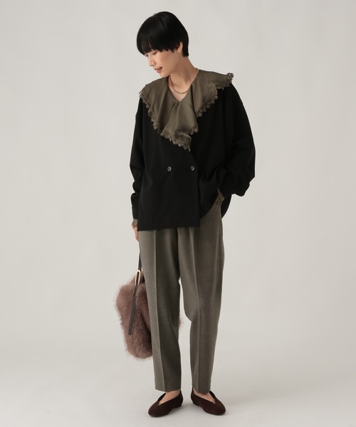 Elura(エルーラ)の「スリムウォームテーパードパンツ/1075312(その他パンツ・レディース・オフホワイト/ブラック/ブラウン/チャコールグレー・SMALL/MEDIUM/LARGE/FREE(S))」の5枚目の写真