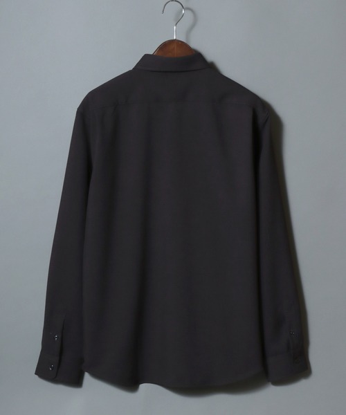 ANPAS(アンパス)の「Japanese-Made Tropical Washer Long-Sleeve Shirt / 国産 トロワッシャー長袖シャツ メンズ レギュラーカラー 日本製(シャツ/ブラウス・メンズ・ホワイト/ブラウン/チャコール・M/L)」の16枚目の写真