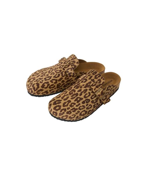 HYSTERIC GLAMOUR(ヒステリックグラマー)の「HG LEOPARD サンダル(サンダル・メンズ・チャコールグレー/ベージュ系その他・26cm/27cm/28cm)」の1枚目の写真