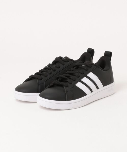 adidas(アディダス)の「【adidas】当社限定モデル EASYCOURT(スニーカー・レディース・ブラック×ホワイト・24.0cm/23.5cm/24.5cm/23.0cm/22.5cm)」の1枚目の写真