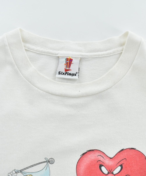 LABORATORY R(ラボラトリーアール)の「【USED】Y2K Looney Tunes “SixFlags / 2001 Astroworld” キャラクター Tシャツ(Tシャツ/カットソー・メンズ・ホワイト・MEDIUM)」の3枚目の写真