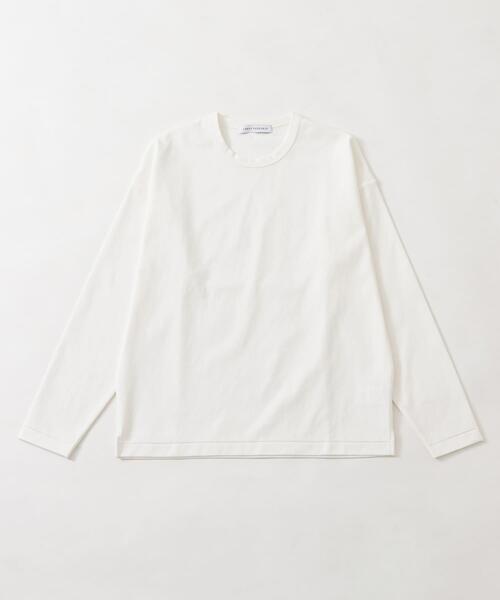 URBAN RESEARCH(アーバンリサーチ)の「COTTON NYLON SMOOTHY LONG-SLEEVE(Tシャツ/カットソー・メンズ・ダークブラウン/ブラック/グレー/ホワイト・MEDIUM/SMALL/LARGE)」の2枚目の写真