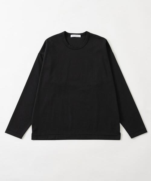 URBAN RESEARCH(アーバンリサーチ)の「COTTON NYLON SMOOTHY LONG-SLEEVE(Tシャツ/カットソー・メンズ・ダークブラウン/ブラック/グレー/ホワイト・MEDIUM/SMALL/LARGE)」の3枚目の写真
