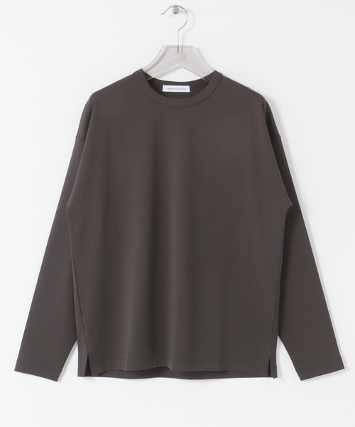 URBAN RESEARCH(アーバンリサーチ)の「COTTON NYLON SMOOTHY LONG-SLEEVE(Tシャツ/カットソー・メンズ・ダークブラウン/ブラック/グレー/ホワイト・MEDIUM/SMALL/LARGE)」の11枚目の写真