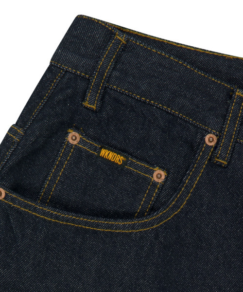 WKNDRS(ウィーキャンドース)の「OGデニムパンツ (D.BLUE)(デニムパンツ・レディース・その他・SMALL/MEDIUM/LARGE/X-LARGE)」の4枚目の写真