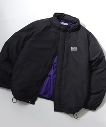 DISCUS/ディスカス 撥水 オーバーサイズ 裏カラー配色 中綿 スタンドブルゾン/ナイロンジャケット/レディース メンズ