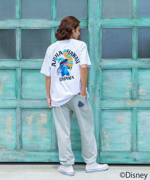LOCALMOTION HAWAII（ローカルモーション　ハワイ）の「ハワイ＆ﾘｿﾞｰﾄｽﾃｨｯﾁｻｶﾞﾗ刺繍Tｼｬﾂ（Tシャツ/カットソー・メンズ・ネイビー/ホワイト・LARGE/X-LARGE/MEDIUM/SMALL）」の6枚目の写真