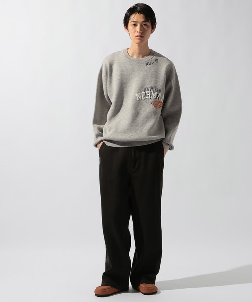 niko and...（ニコアンド）の「コットンフェードワイドチノパンツ（チノパンツ・メンズ・ブラック/ベージュ/ブラウン・LARGE/MEDIUM）」の17枚目の写真