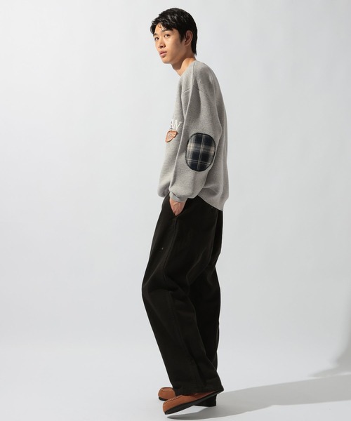 niko and...（ニコアンド）の「コットンフェードワイドチノパンツ（チノパンツ・メンズ・ブラック/ベージュ/ブラウン・LARGE/MEDIUM）」の18枚目の写真