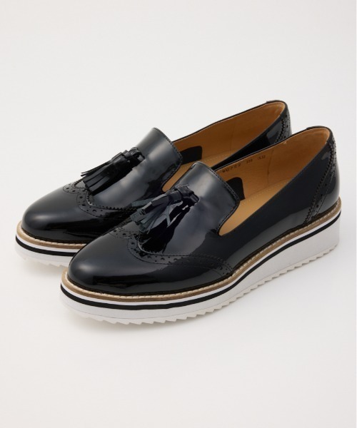 STACCATO(スタッカート)の「デザインソールタッセルローファー(ローファー・レディース・ライトブラック・22.5cm/23cm/23.5cm/24cm/24.5cm)」の1枚目の写真