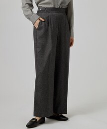 ネップツイードワイドパンツ