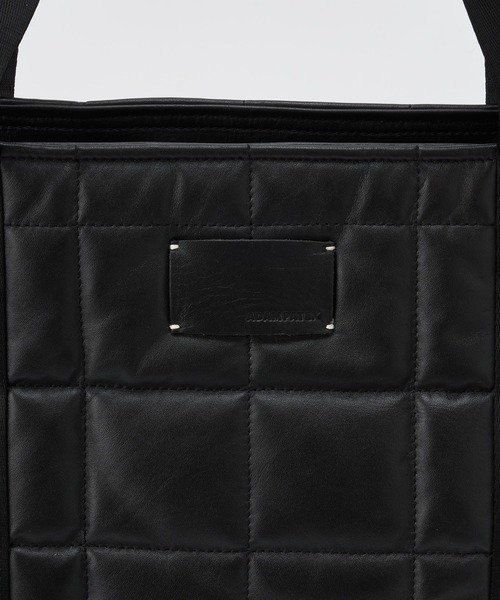 ADAM PATEK(アダムパテック)の「【ADAMPATEK/アダムパテック】 w/r leather quilting BIG tote/レザーキルティングビッグトート(トートバッグ・メンズ・ブラック・FREE)」の7枚目の写真