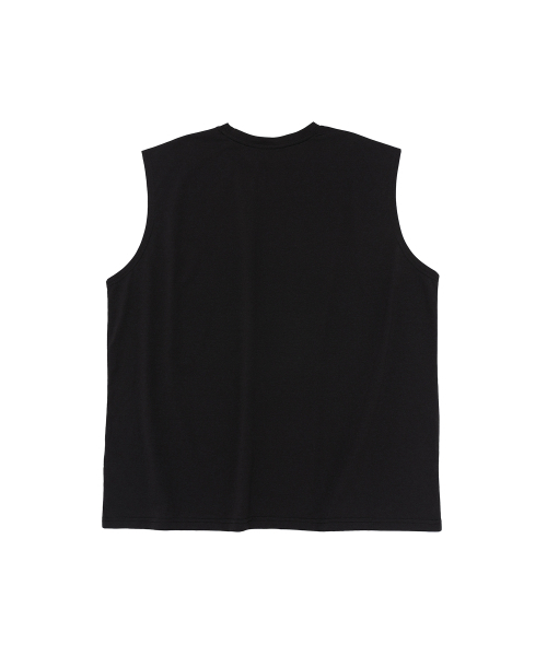 NINETYMINUTES(ナインティーミニッツ)の「フットボール クラブ クレスト ドライフロー スリーブレス(ブラック)(Tシャツ/カットソー・メンズ・その他・X-LARGE/2XL)」の2枚目の写真