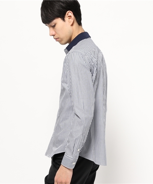 Discoat Parisien MENS(ディスコートパリシアンメンズ)の「ニット衿50ブロードシャツ(シャツ/ブラウス・メンズ・その他18/ホワイト・LARGE/MEDIUM)」の3枚目の写真