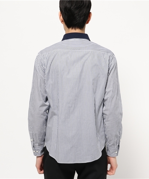 Discoat Parisien MENS(ディスコートパリシアンメンズ)の「ニット衿50ブロードシャツ(シャツ/ブラウス・メンズ・その他18/ホワイト・LARGE/MEDIUM)」の4枚目の写真