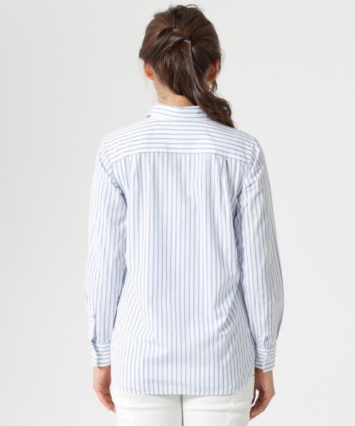 23区（ニジュウサンク）の「Cancliniシャーティング シャツ（シャツ/ブラウス・レディース・ホワイト系/スカイブルー系1/サックスブルー系1・44/46/48）」の14枚目の写真
