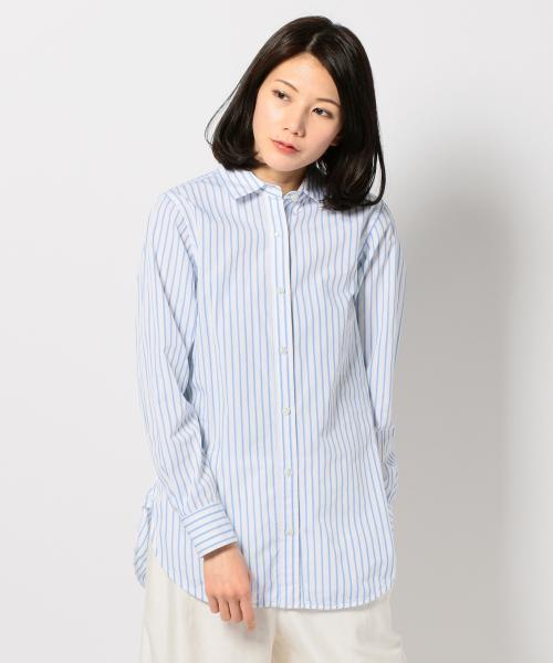 23区（ニジュウサンク）の「Cancliniシャーティング シャツ（シャツ/ブラウス・レディース・ホワイト系/スカイブルー系1/サックスブルー系1・44/46/48）」の19枚目の写真